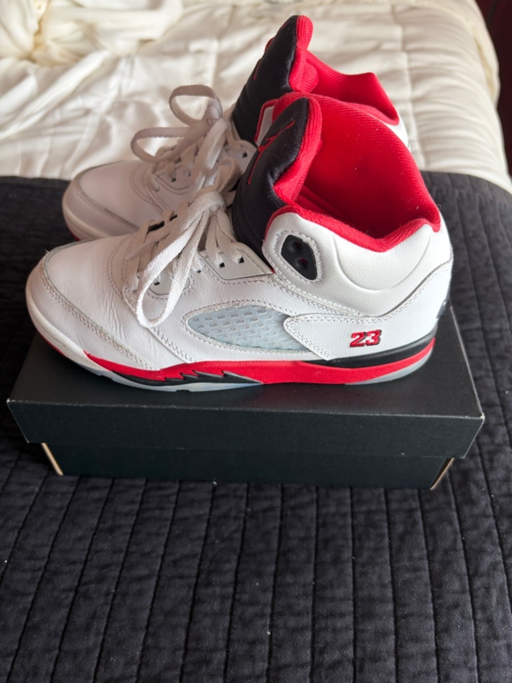 Jordan Retro 5 Kids 3Y - Picture 6 of 9